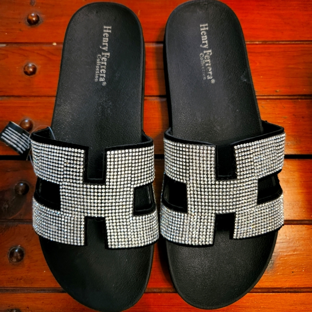 Henry Ferrera Bling Sandals